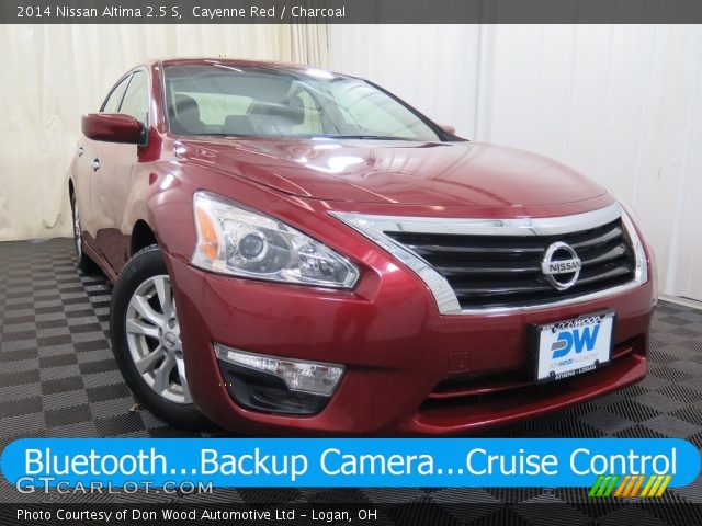 2014 Nissan Altima 2.5 S in Cayenne Red