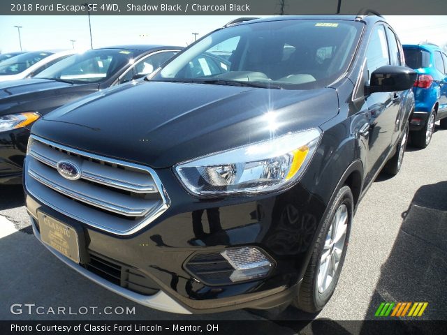 2018 Ford Escape SE 4WD in Shadow Black