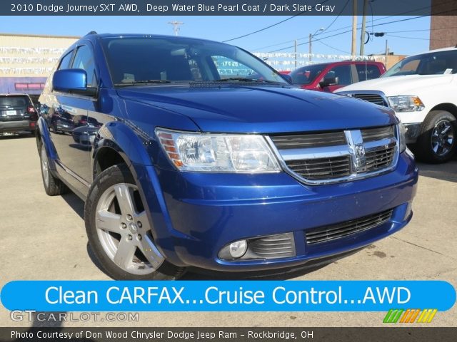 2010 Dodge Journey SXT AWD in Deep Water Blue Pearl Coat