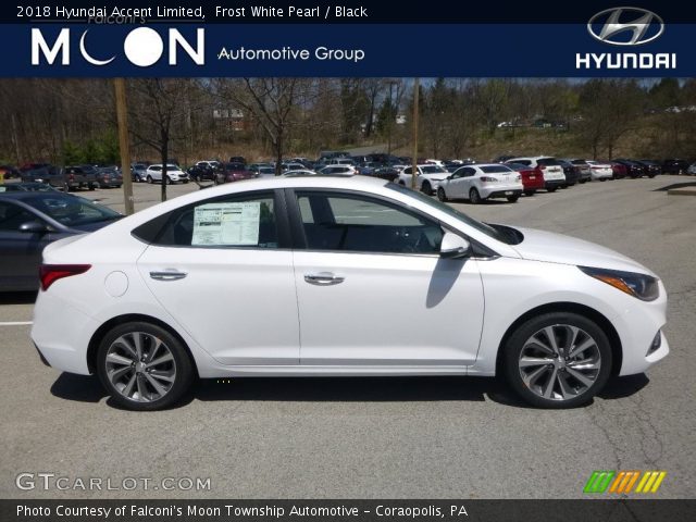 2018 Hyundai Accent Limited in Frost White Pearl