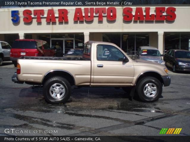 1999 Toyota Tacoma Prerunner Regular Cab in Sierra Beige Metallic