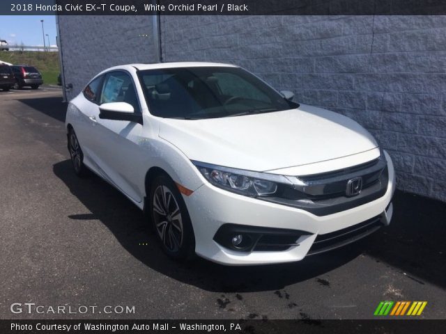 2018 Honda Civic EX-T Coupe in White Orchid Pearl