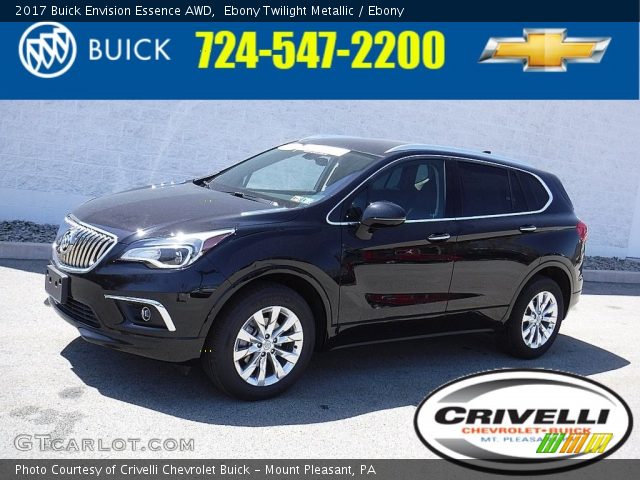 2017 Buick Envision Essence AWD in Ebony Twilight Metallic