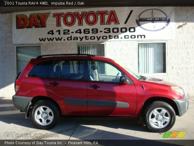 2001 Toyota RAV4 4WD in Impulse Red