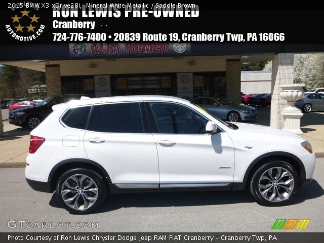 2015 BMW X3 xDrive28i in Mineral White Metallic
