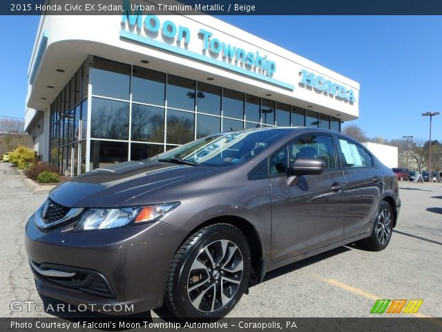 2015 Honda Civic EX Sedan in Urban Titanium Metallic