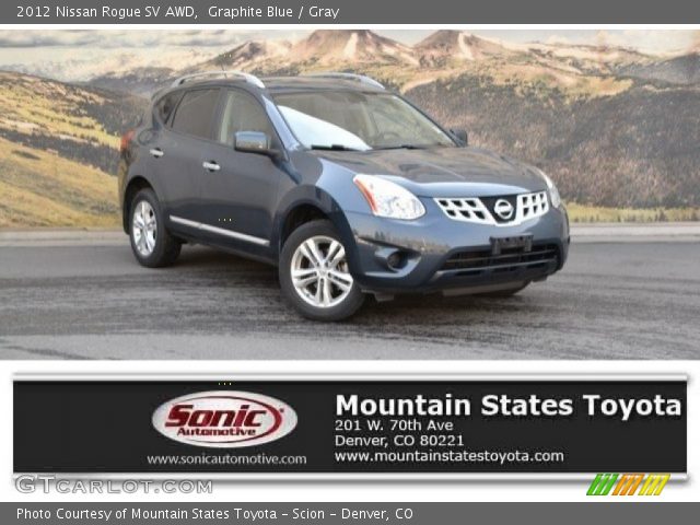 2012 Nissan Rogue SV AWD in Graphite Blue