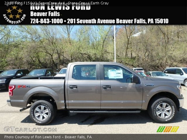 2018 Ford F150 XL SuperCrew 4x4 in Stone Gray