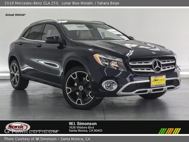 2018 Mercedes-Benz GLA 250 in Lunar Blue Metallic