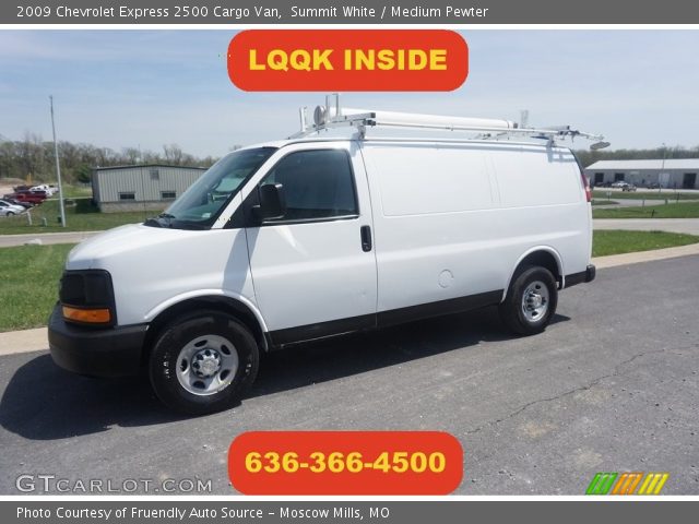 2009 Chevrolet Express 2500 Cargo Van in Summit White