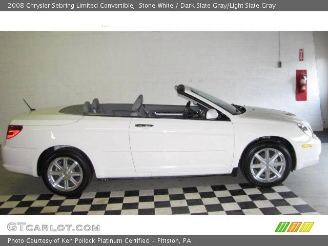 2008 Chrysler Sebring Limited Convertible in Stone White