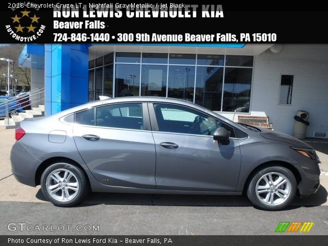 2018 Chevrolet Cruze LT in Nightfall Gray Metallic