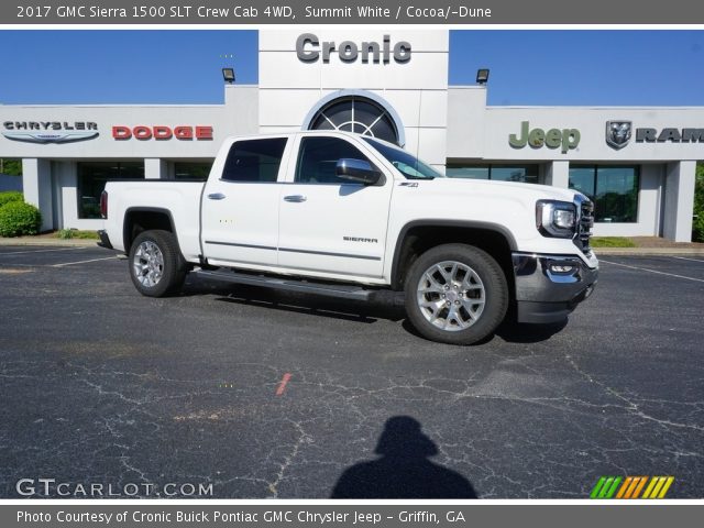 2017 GMC Sierra 1500 SLT Crew Cab 4WD in Summit White