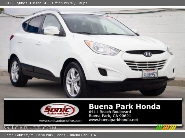 2012 Hyundai Tucson GLS in Cotton White