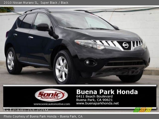 2010 Nissan Murano SL in Super Black