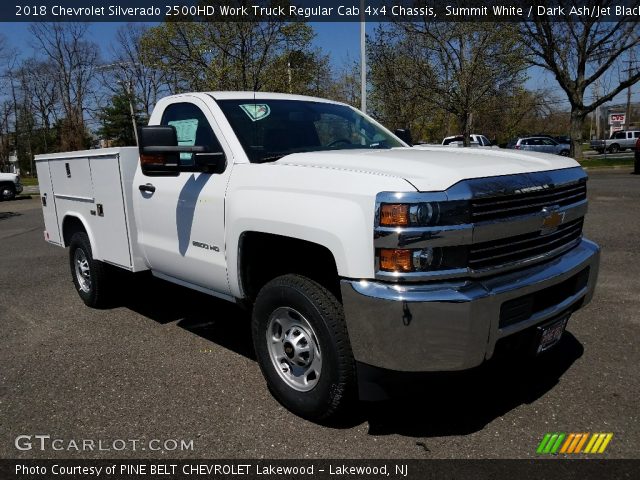 2018 Chevrolet Silverado 2500HD Work Truck Regular Cab 4x4 Chassis in Summit White