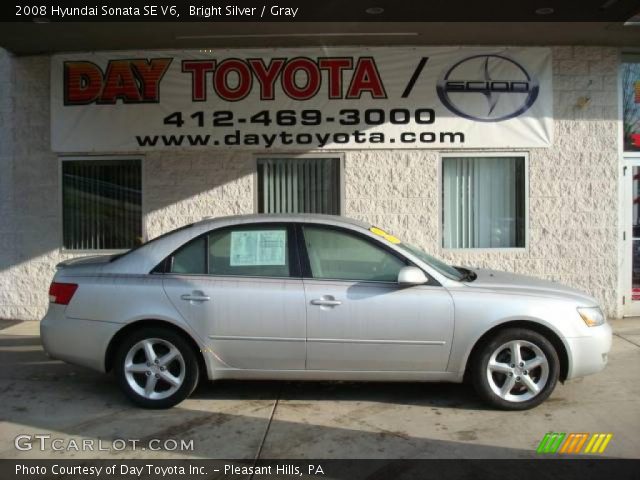 2008 Hyundai Sonata SE V6 in Bright Silver