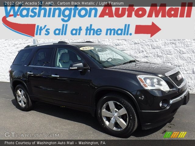 2012 GMC Acadia SLT AWD in Carbon Black Metallic
