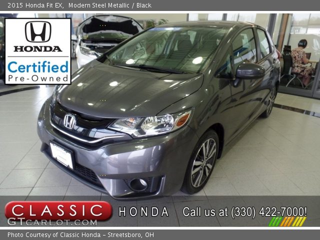 2015 Honda Fit EX in Modern Steel Metallic