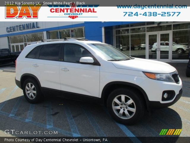 2012 Kia Sorento LX in Snow White Pearl