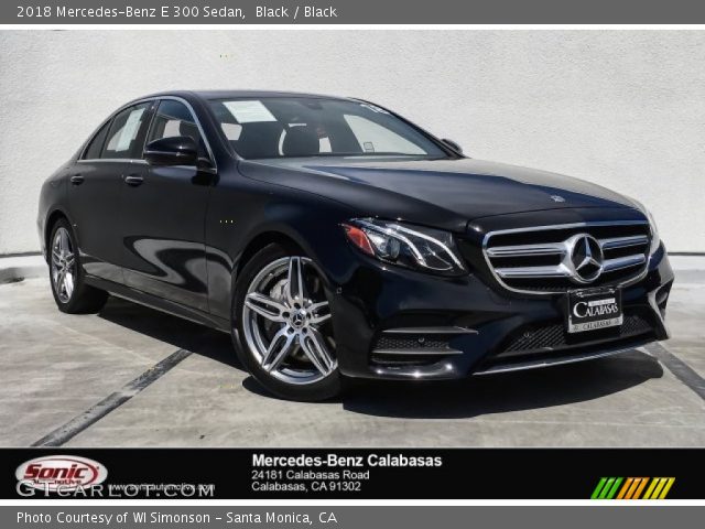 2018 Mercedes-Benz E 300 Sedan in Black