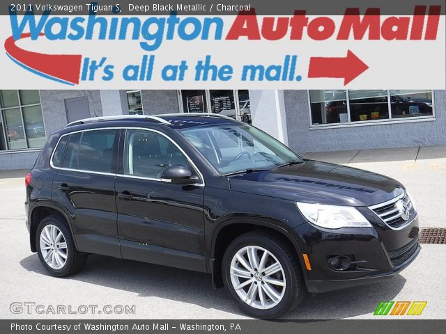 2011 Volkswagen Tiguan S in Deep Black Metallic