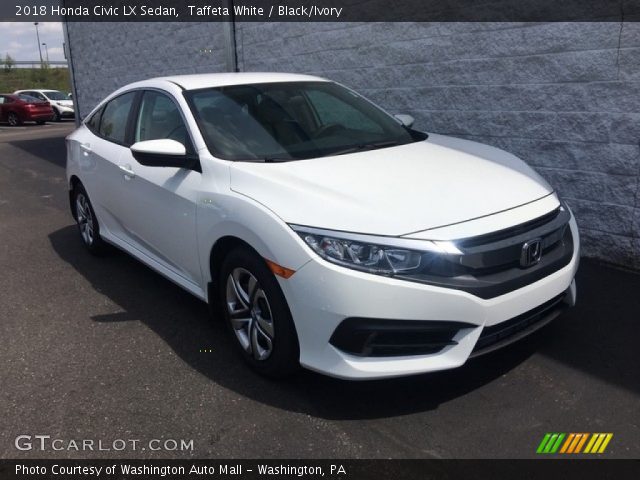 2018 Honda Civic LX Sedan in Taffeta White