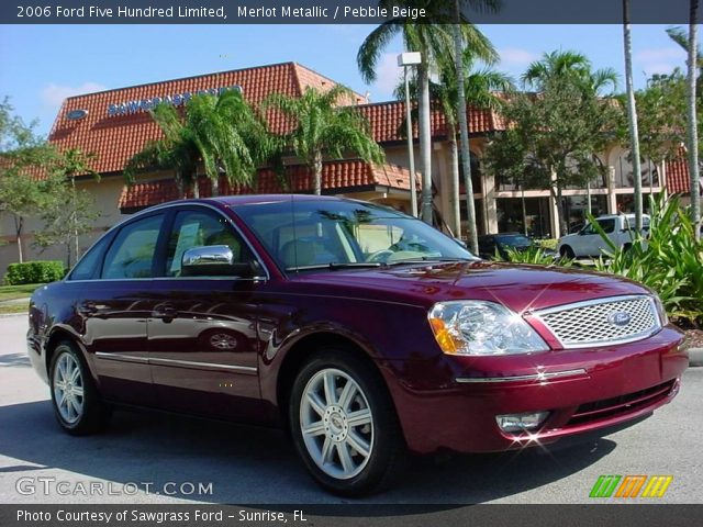 2006 Ford Five Hundred Limited in Merlot Metallic