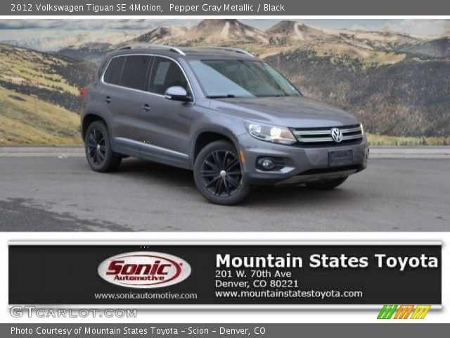 2012 Volkswagen Tiguan SE 4Motion in Pepper Gray Metallic