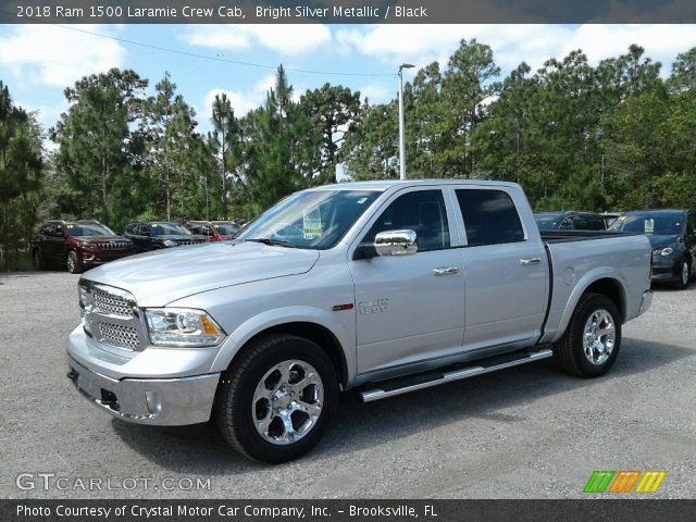 2018 Ram 1500 Laramie Crew Cab in Bright Silver Metallic