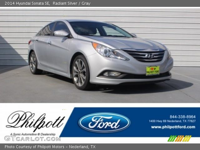 2014 Hyundai Sonata SE in Radiant Silver