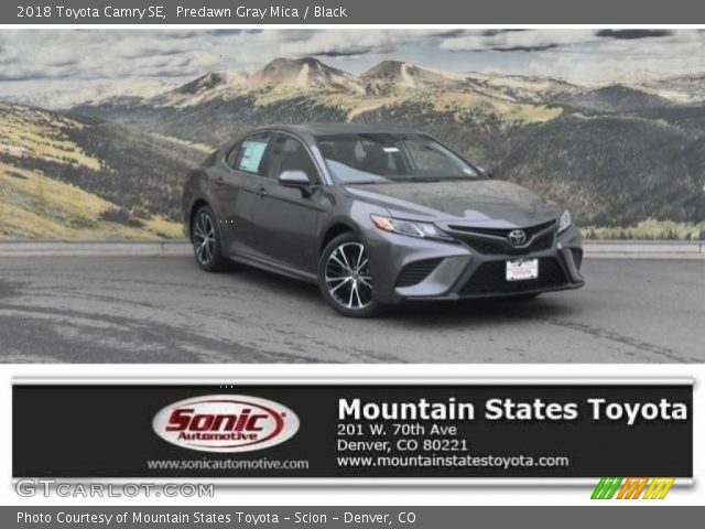 2018 Toyota Camry SE in Predawn Gray Mica