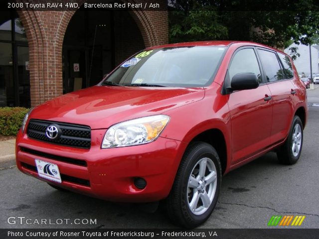 2008 Toyota RAV4 4WD in Barcelona Red Pearl