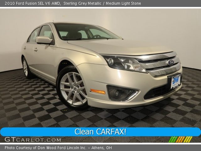 2010 Ford Fusion SEL V6 AWD in Sterling Grey Metallic