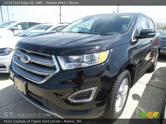 2018 Ford Edge SEL AWD in Shadow Black