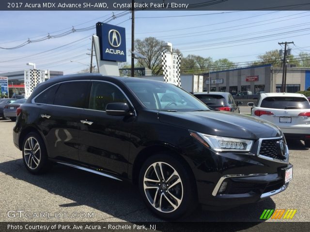 2017 Acura MDX Advance SH-AWD in Crystal Black Pearl