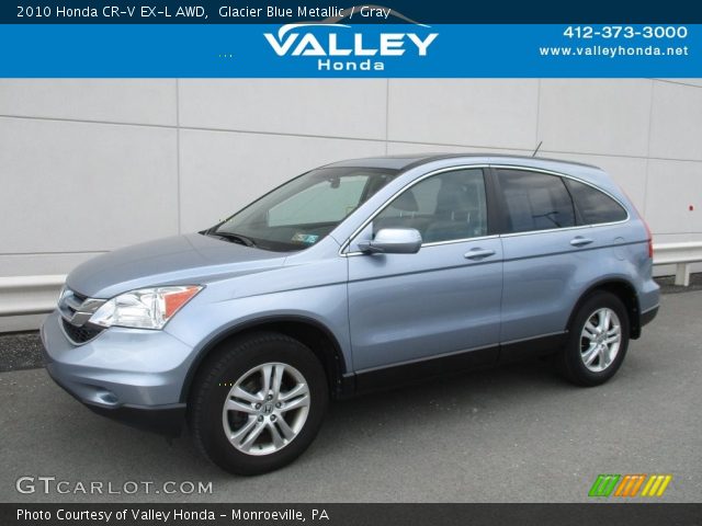 2010 Honda CR-V EX-L AWD in Glacier Blue Metallic