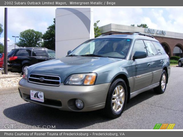 2002 Subaru Outback Limited Wagon in Wintergreen Metallic