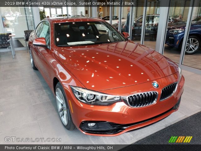 2019 BMW 4 Series 430i xDrive Coupe in Sunset Orange Metallic