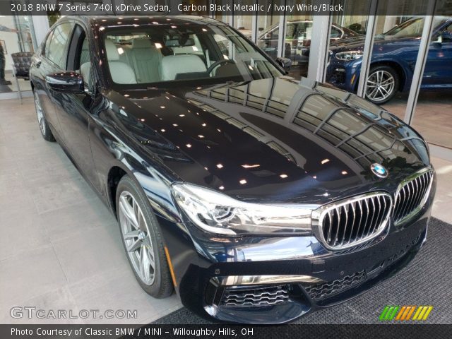 2018 BMW 7 Series 740i xDrive Sedan in Carbon Black Metallic