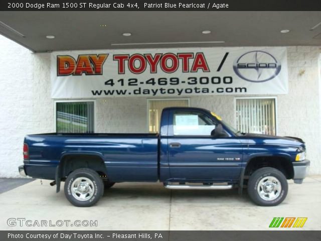 2000 Dodge Ram 1500 ST Regular Cab 4x4 in Patriot Blue Pearlcoat