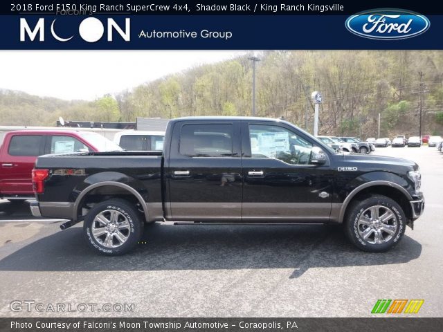 2018 Ford F150 King Ranch SuperCrew 4x4 in Shadow Black