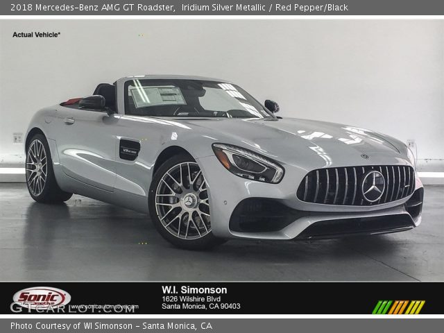 2018 Mercedes-Benz AMG GT Roadster in Iridium Silver Metallic