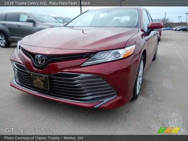 2018 Toyota Camry XLE in Ruby Flare Pearl