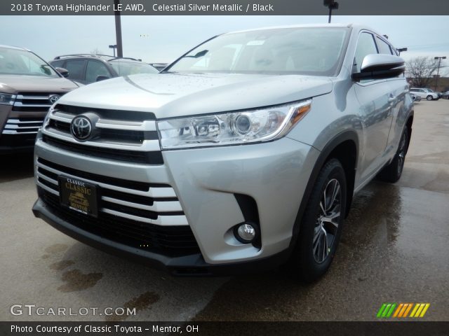 2018 Toyota Highlander LE AWD in Celestial Silver Metallic