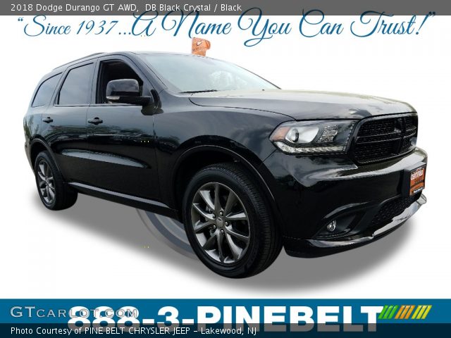 2018 Dodge Durango GT AWD in DB Black Crystal