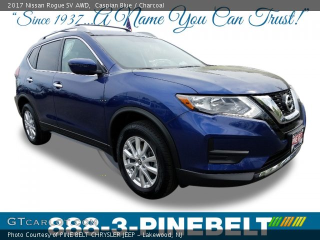 2017 Nissan Rogue SV AWD in Caspian Blue