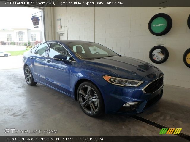 2018 Ford Fusion Sport AWD in Lightning Blue