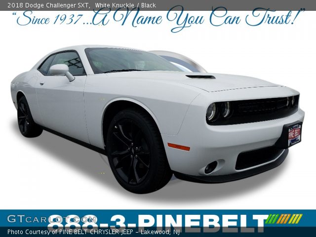 2018 Dodge Challenger SXT in White Knuckle
