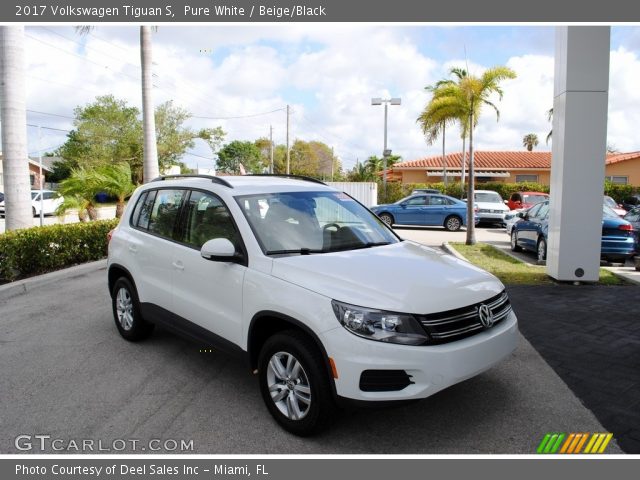 2017 Volkswagen Tiguan S in Pure White